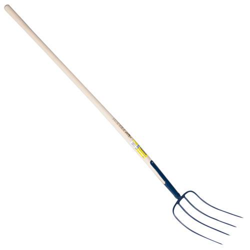 Outils Perrin - Fourche à fumier à soie 4 dents manche pomme Outils Perrin
