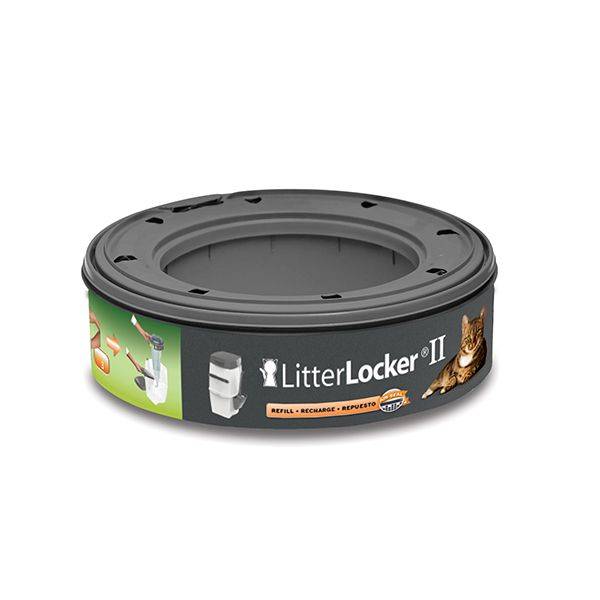 1 recharge ronde Compatible avec la poubelle LitterLocker II et la poubelle LitterLocker Design