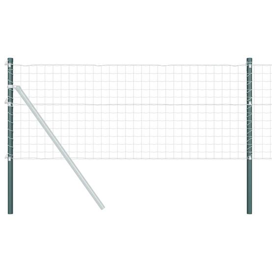Poteau clôture Acier peint par poudre Vert 3.2 x 3.2 x 100 cm, Poids :8.5kg - PANGIVO - Image 2