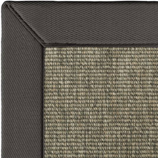 Decoweb - Tapis intérieur / extérieur Nusa - Écorce - Ganse anthracite - 250 x 350 cm - Decoweb - Image 1