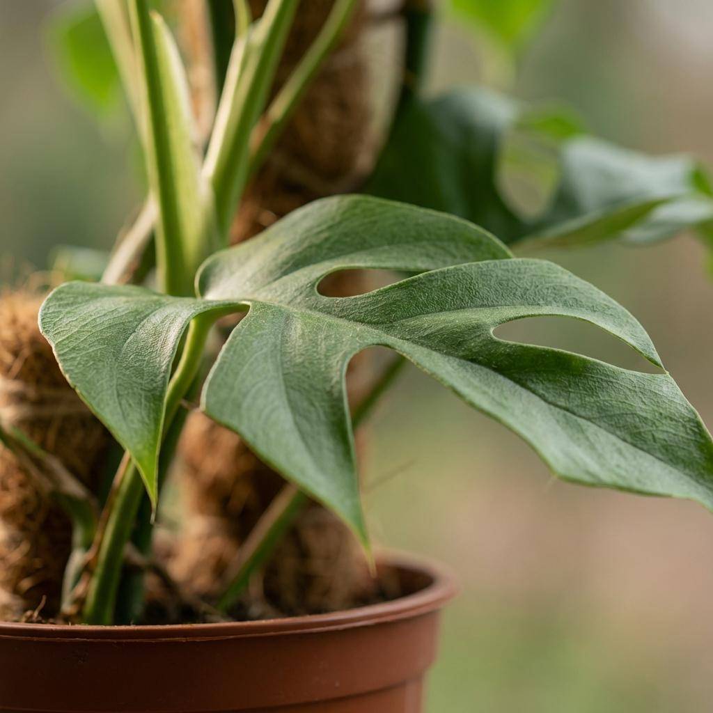 Monstera Minima avec tuteur - Monstera Rhaphidophora tetrasperma - Pot de 19cm - Hauteur 90cm - Sans cache-pot - Plantes d'intérieur - Image 4
