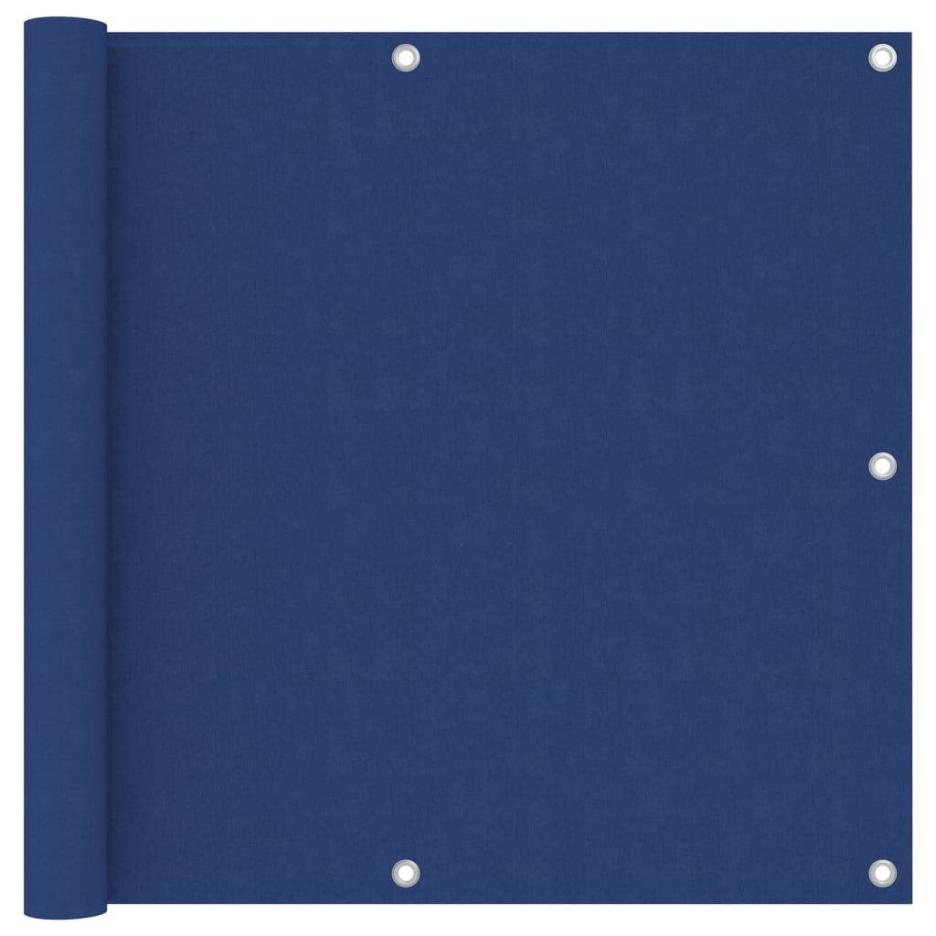 Helloshop26 - Écran de balcon brise pare vue protection confidentialité 90 x 400 cm tissu oxford bleu - Image 1