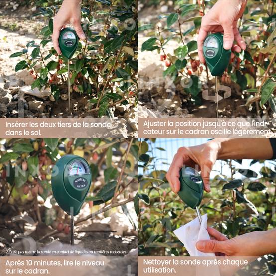 Linxor - Testeur, capteur d'humidité, hygromètre pour plante ou sol - Linxor - Image 4