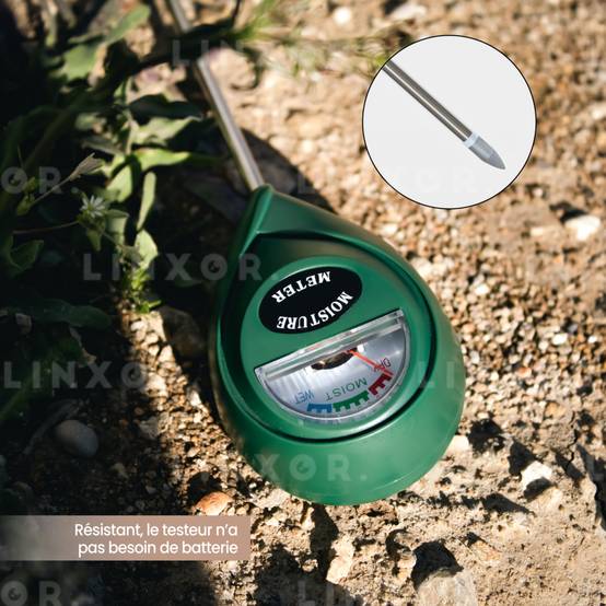 Linxor - Testeur, capteur d'humidité, hygromètre pour plante ou sol - Linxor - Image 3