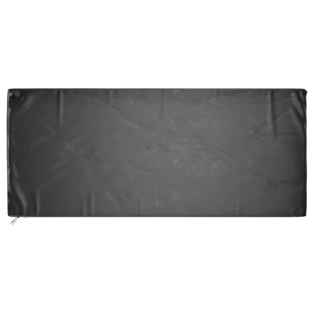 Lot de 2 Bâches Imperméables PE pour Banc de Jardin Protection Anti-UV Mobilier Extérieur Noir 192x82x65 cm – ComfortXL Outdoor Living - Image 6