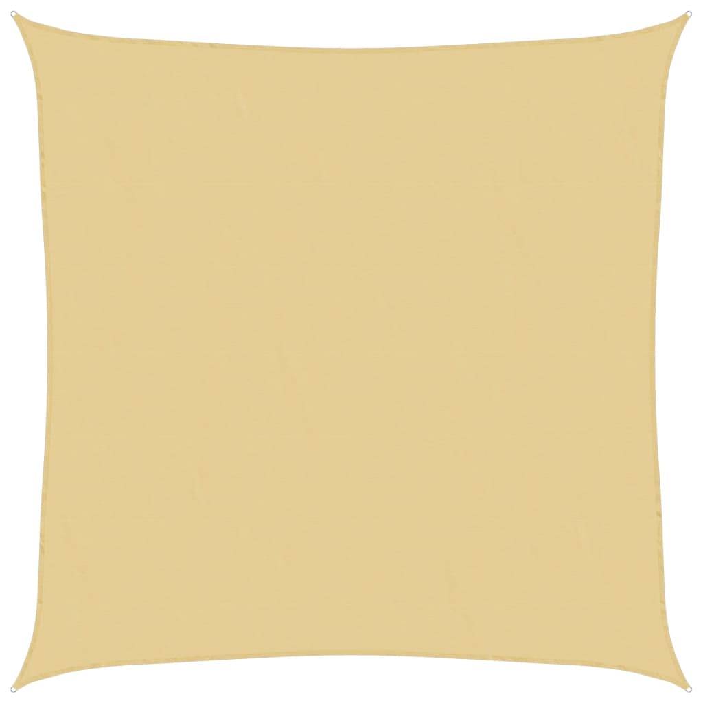 Voile d'ombrage polyester oxford sable 6 x 6 m - PANGIVO - Image 1