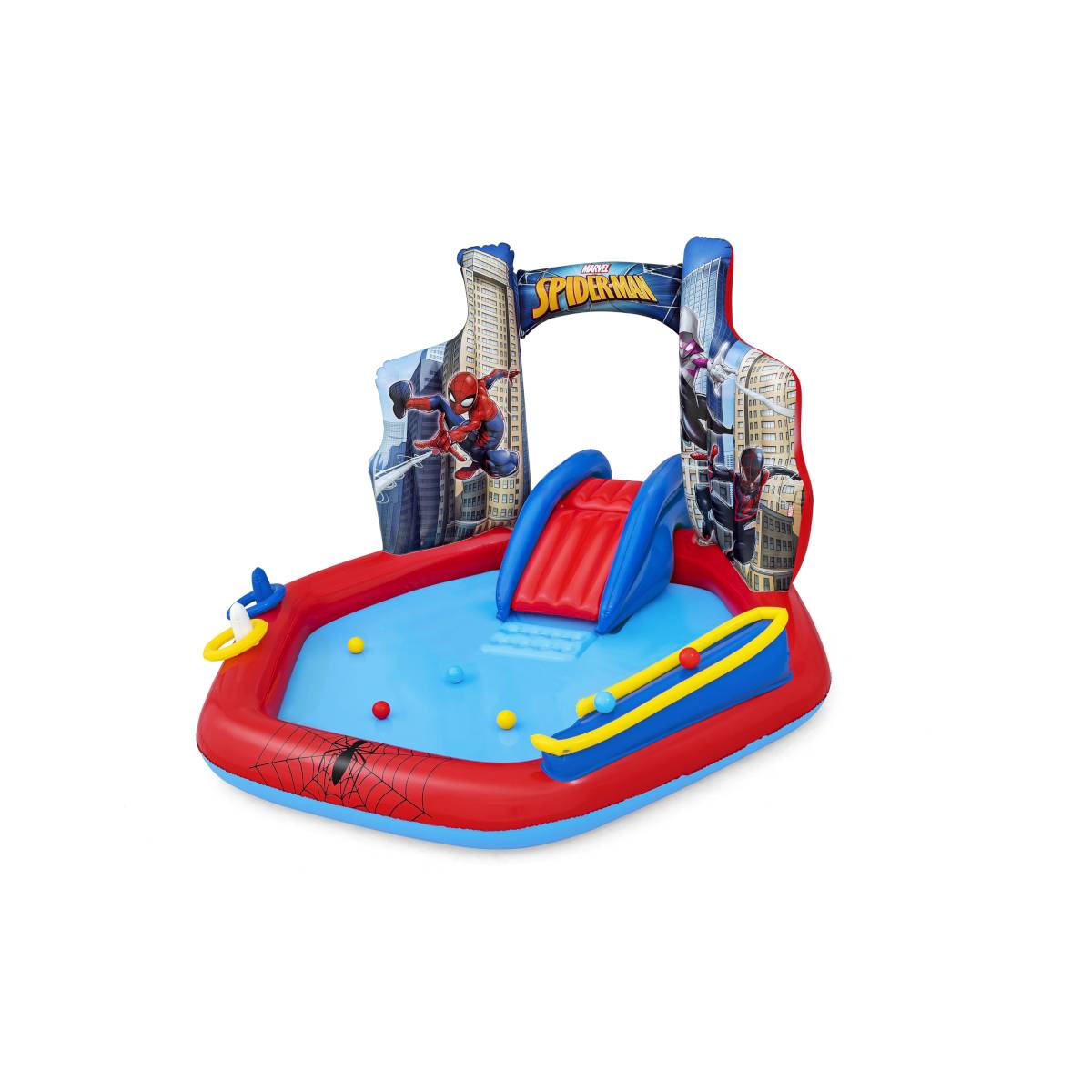 Bestway - Aire de jeux gonflable spider-man 2,11 m x 2,06 m x 1,27 m 98793 Bestway - Image 1