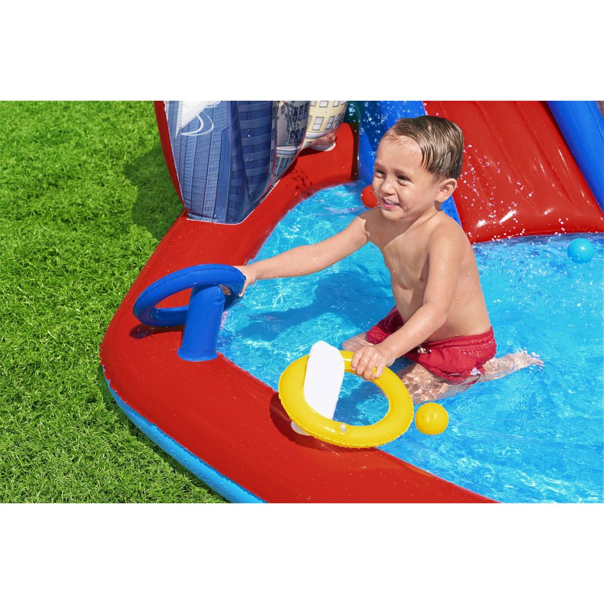 Bestway - Aire de jeux gonflable spider-man 2,11 m x 2,06 m x 1,27 m 98793 Bestway - Image 4
