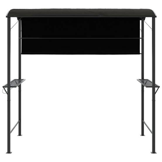 Tonnelle de Barbecue Métal Abri pour Grillade Extérieur Robuste Anthracite 2.2x1.1 m – ComfortXL Outdoor Living - Image 3