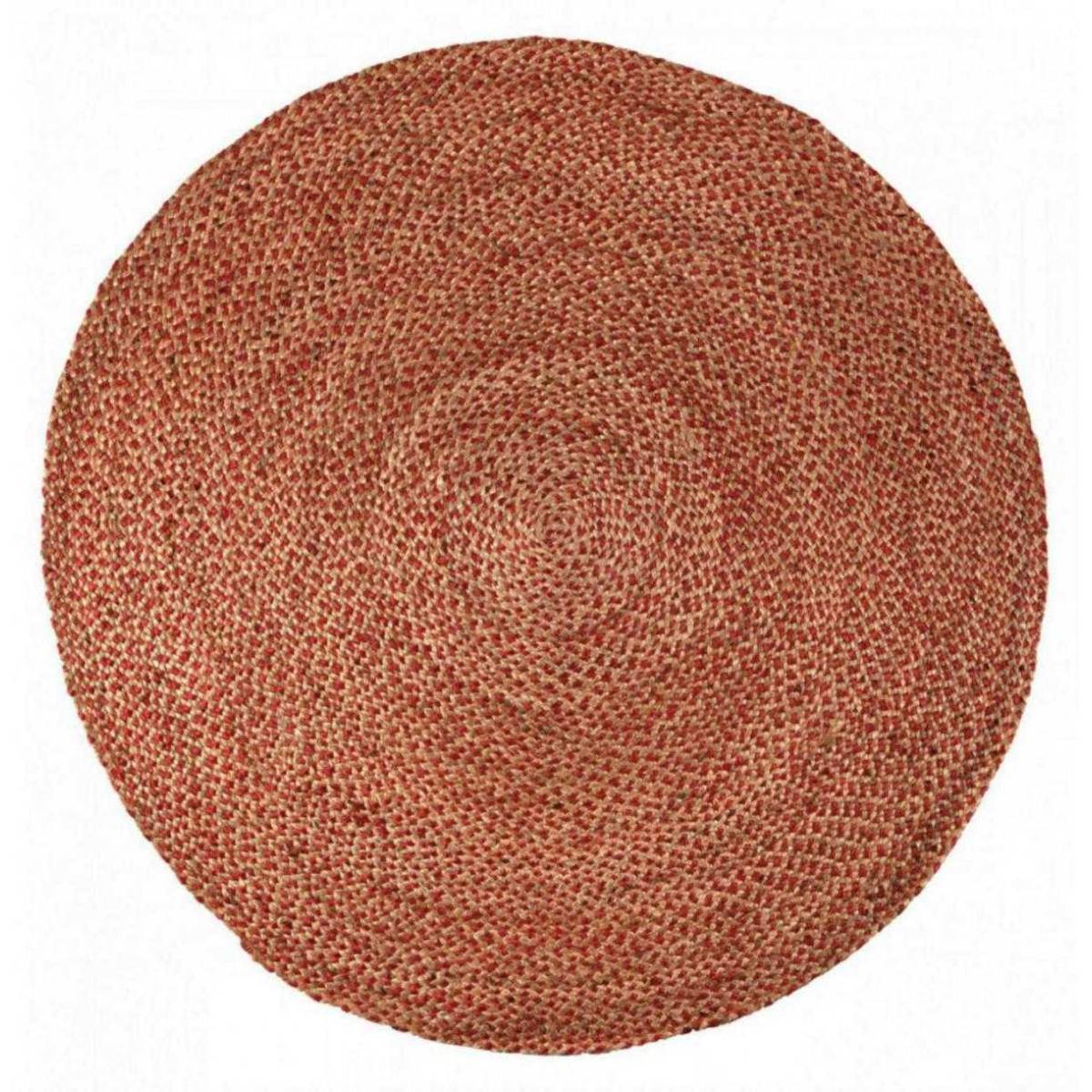 Vivaraise - Tapis rond en jute et coton Elliot 160 cm Marmelade - Image 1