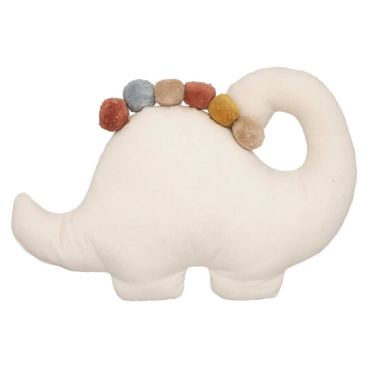 Coussin Déco Enfant "Dinosaure" 40cm Ivoire - Image 2