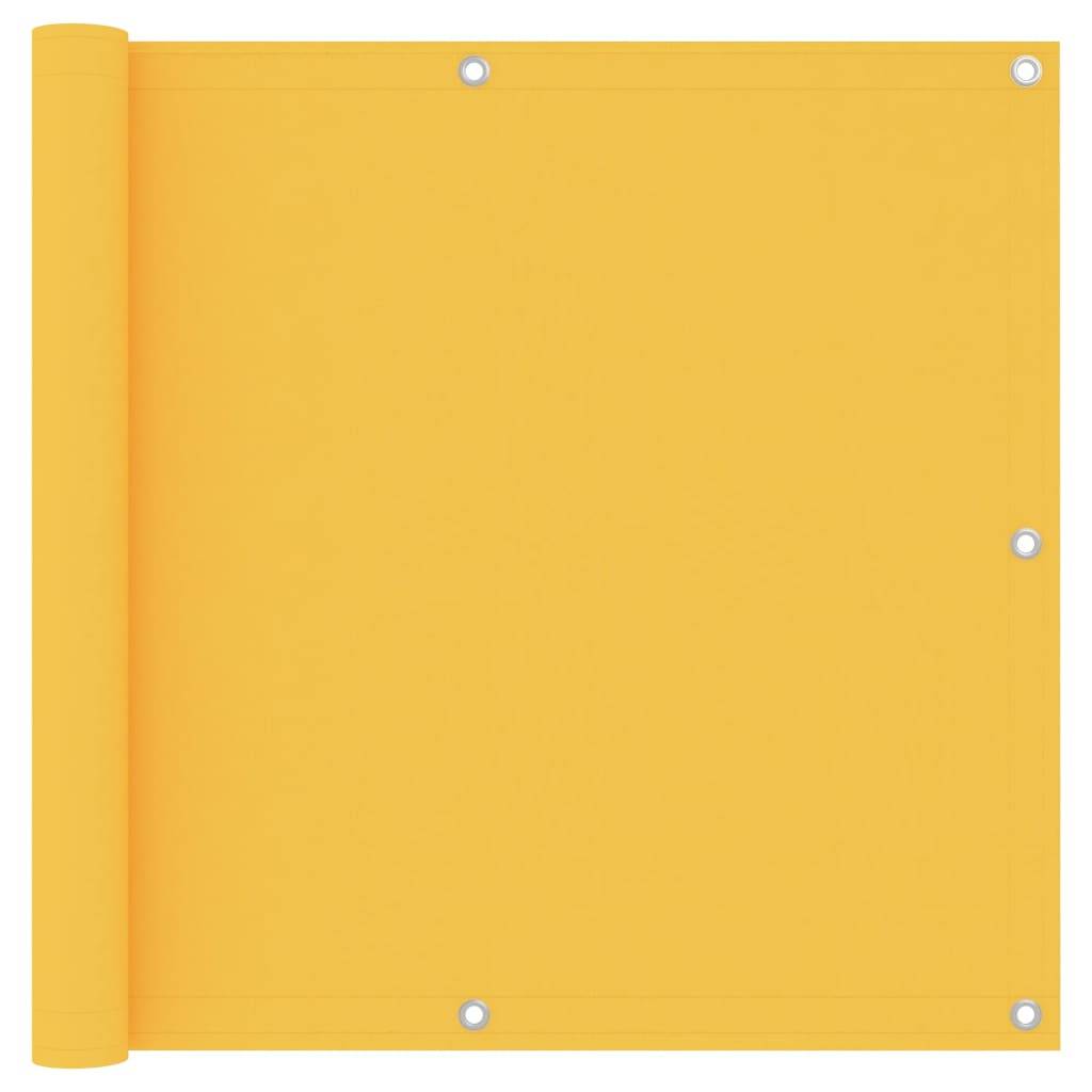 Helloshop26 - Écran de balcon brise pare vue protection confidentialité 90 x 300 cm tissu oxford jaune - Image 1