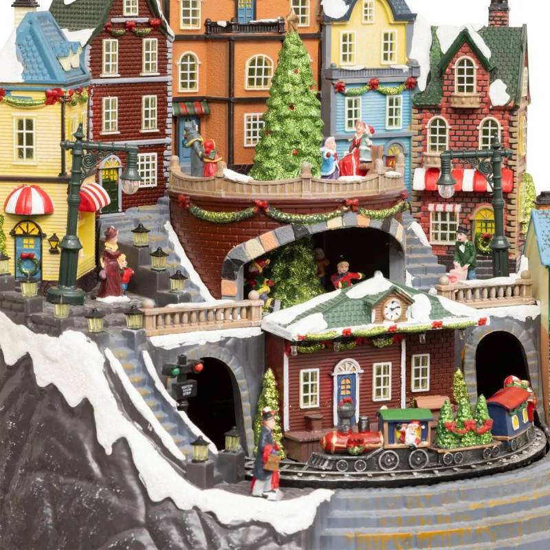 Village lumineux gare et sapin 39 LED musical  FEERIC LIGHTS & CHRISTMAS - Image 5