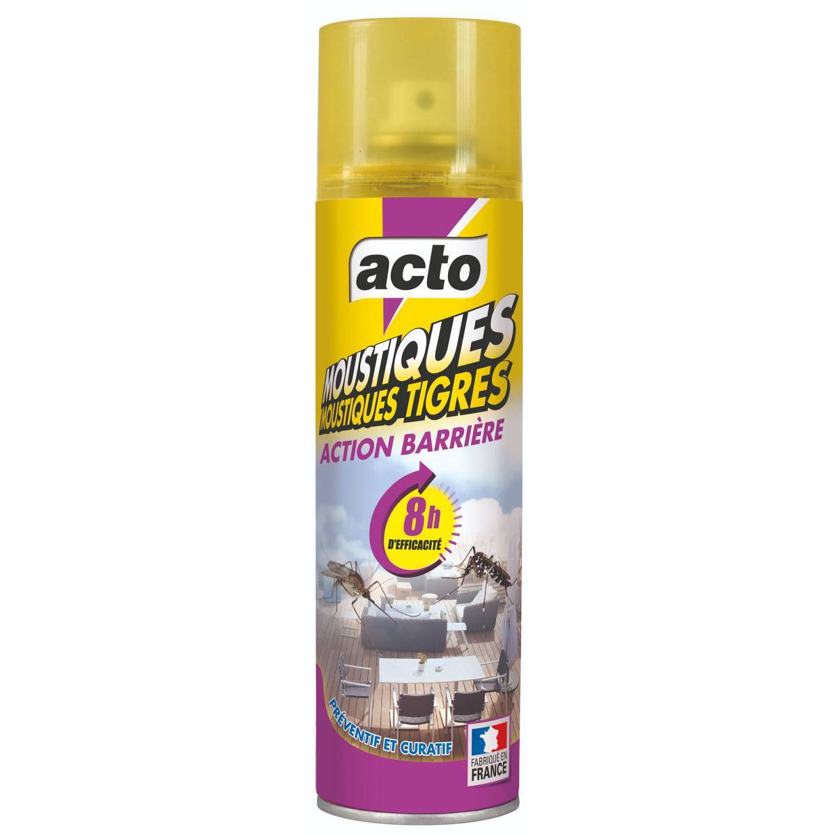 Acto - ACTO AÉROSOL BARRIÈRE MOUSTIQUES : Protection efficace contre les nuisibles - Image 1