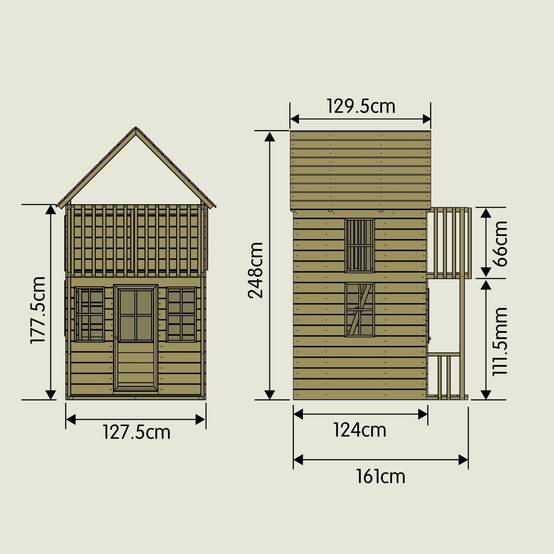 Maisonnette cabane en bois FSC® LOFT - Image 8
