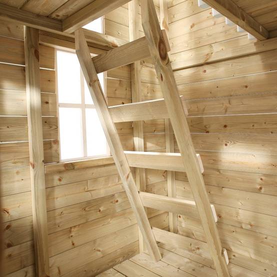 Maisonnette cabane en bois FSC® LOFT - Image 4