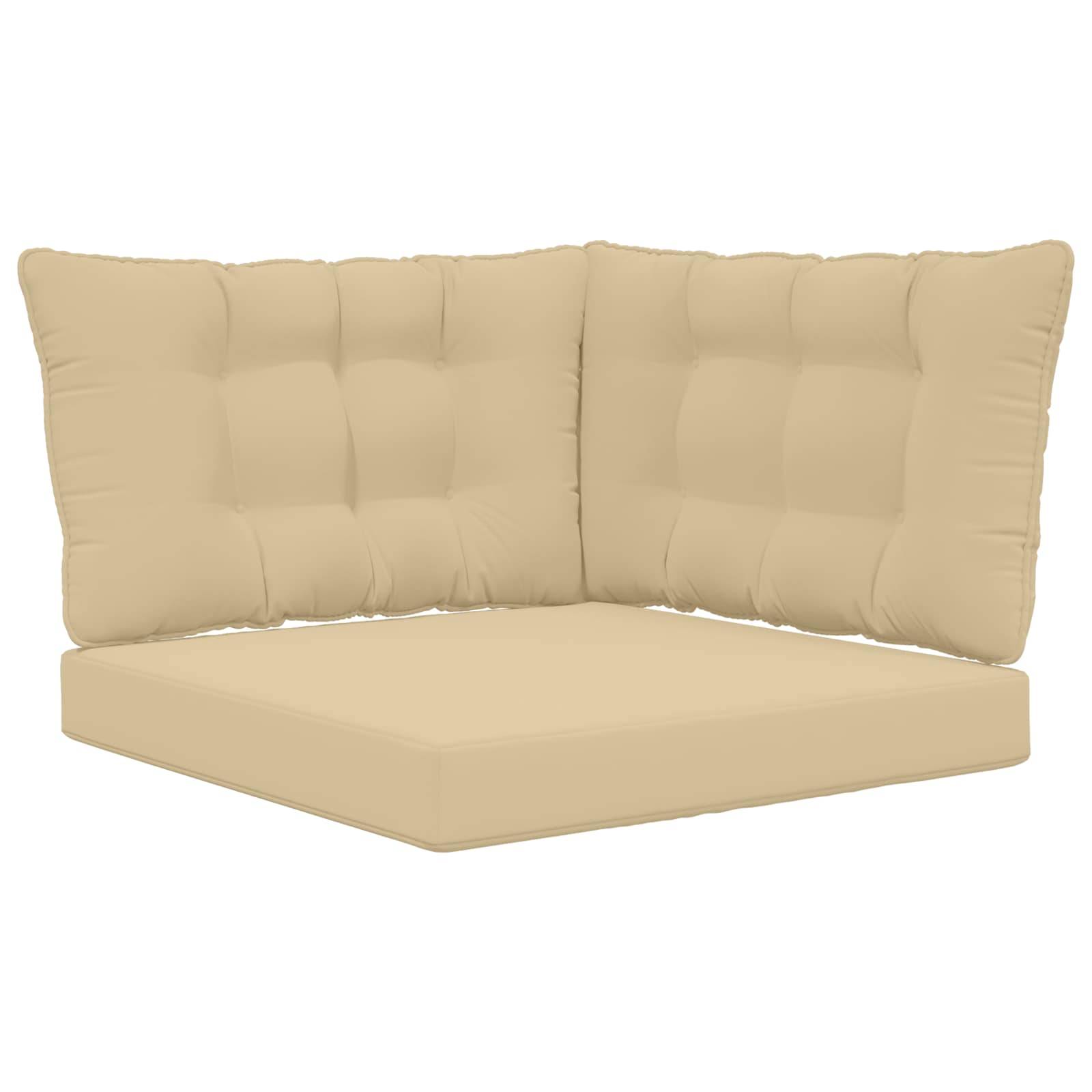 PANGIVO - Coussins de canapé extérieur polyester beige 80 x 43 x 10 cm - PANGIVO - Image 2