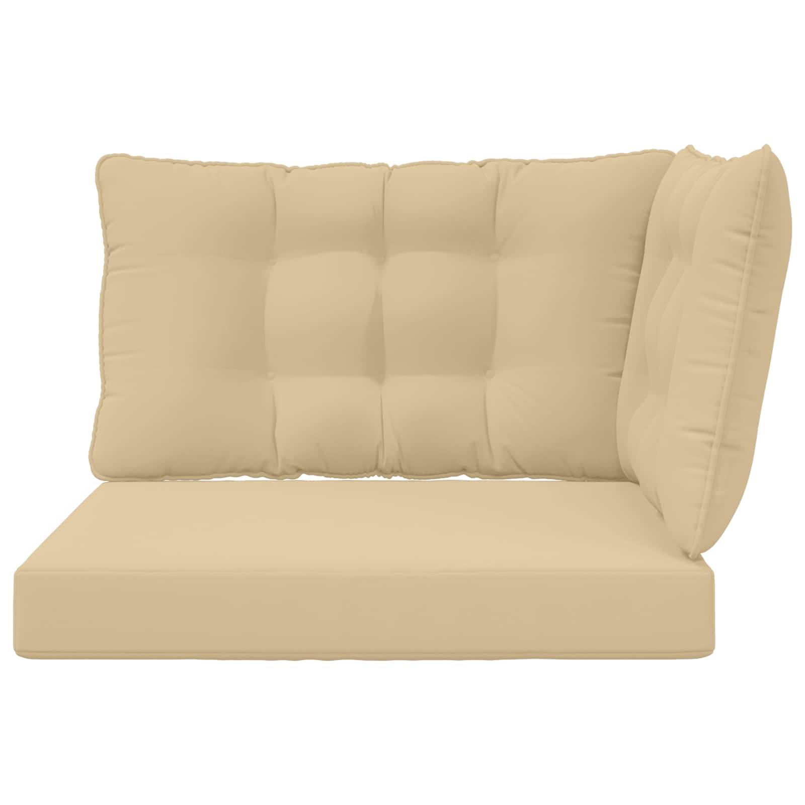 PANGIVO - Coussins de canapé extérieur polyester beige 80 x 43 x 10 cm - PANGIVO - Image 6