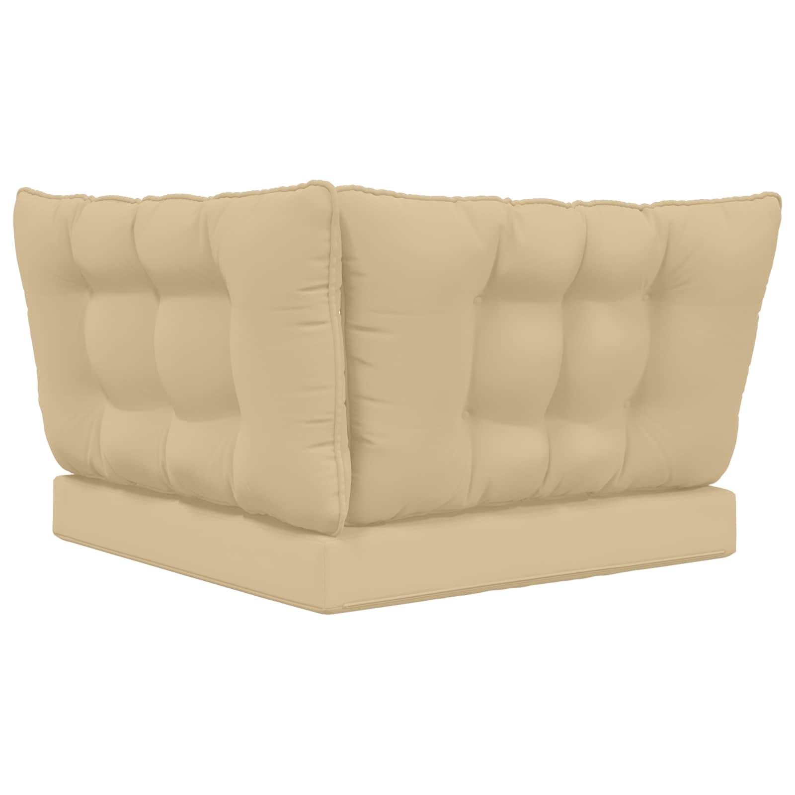 PANGIVO - Coussins de canapé extérieur polyester beige 80 x 43 x 10 cm - PANGIVO - Image 7