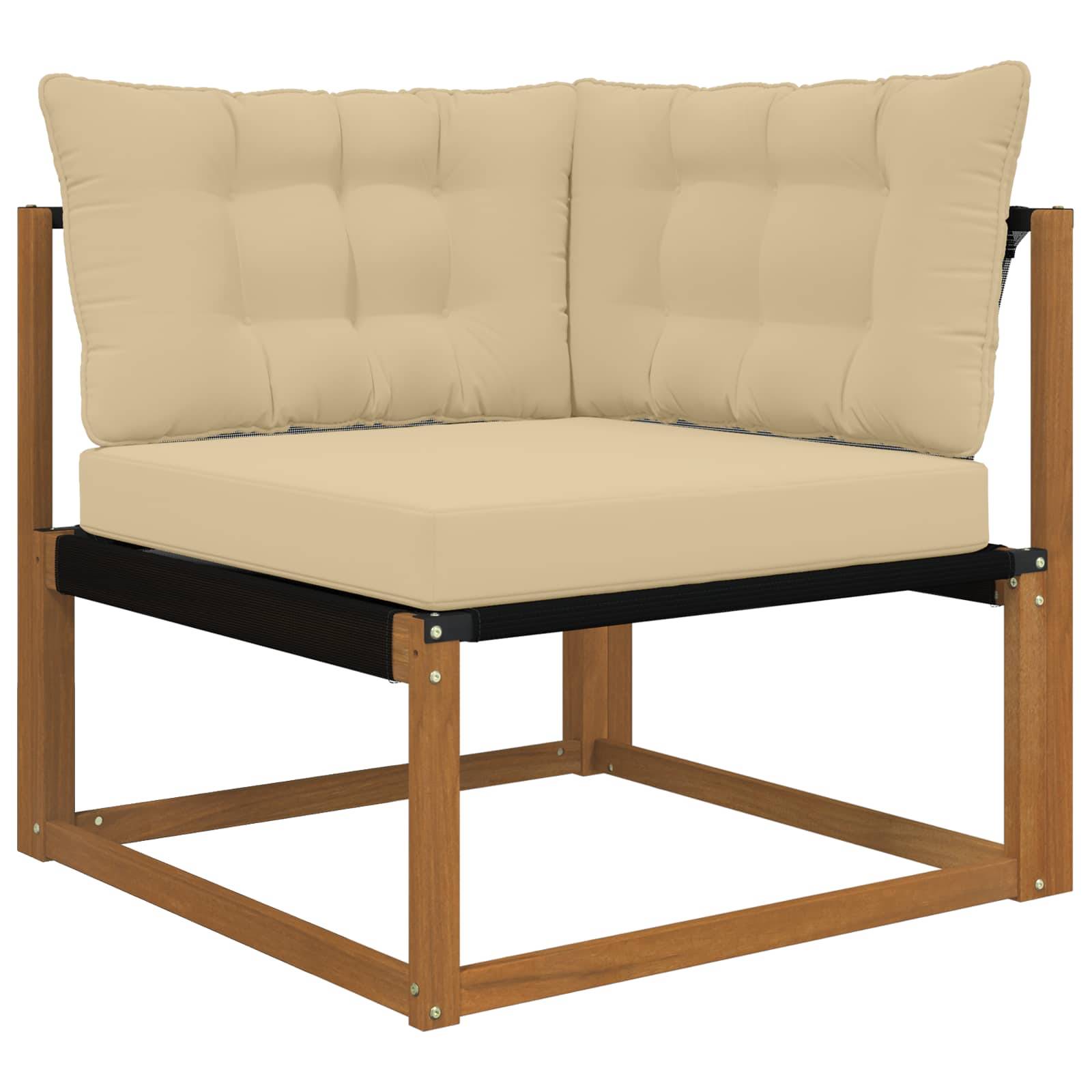 PANGIVO - Coussins de canapé extérieur polyester beige 80 x 43 x 10 cm - PANGIVO - Image 3