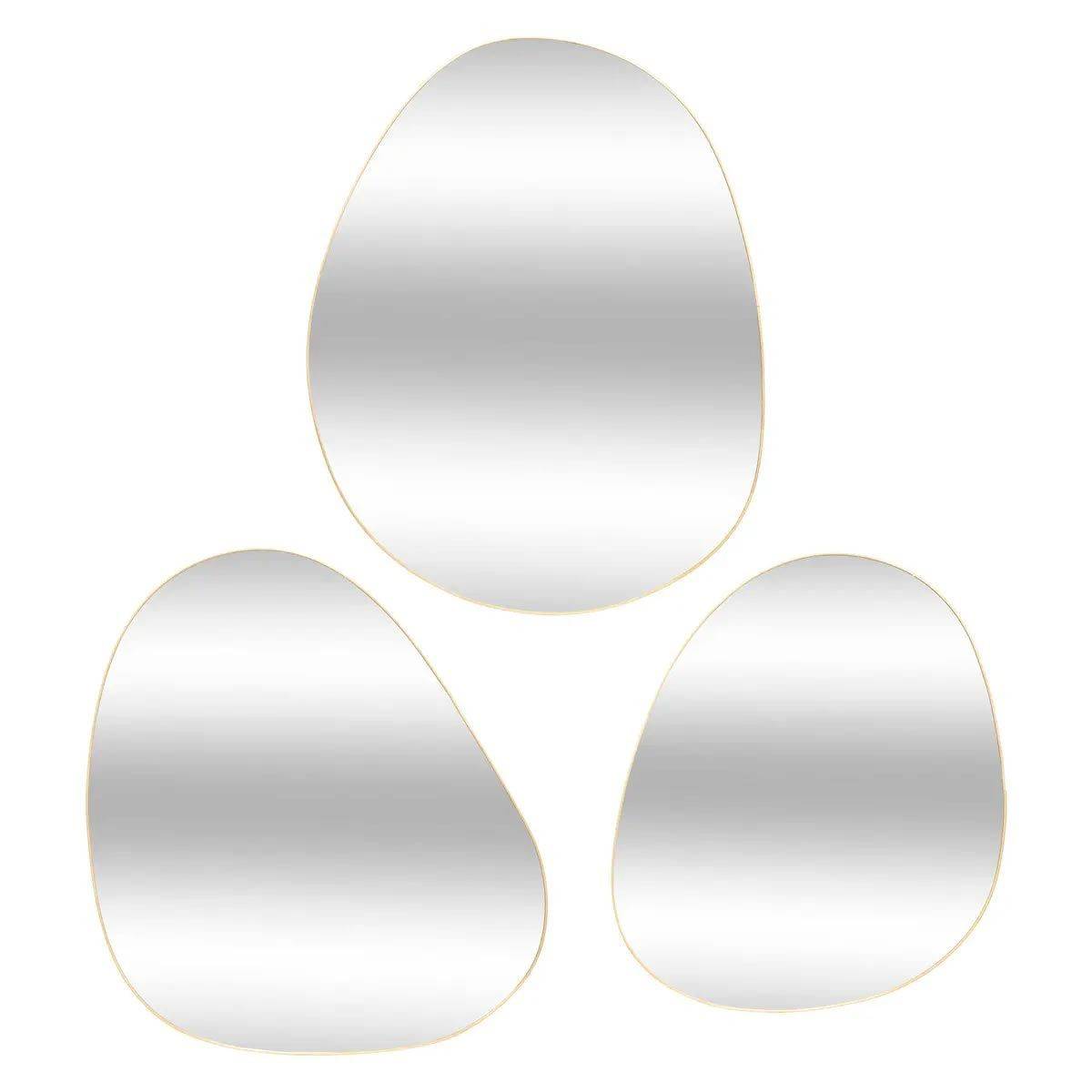 Lot de 3 Miroirs Organisateurs "Lida" 47cm Or - Image 1