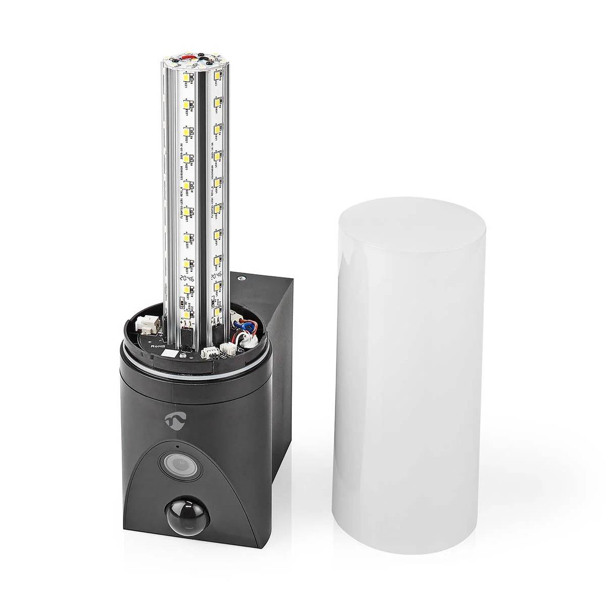 Caméra de sécurité Extérieure Wi-Fi Full HD Détection de mouvement Vision Nocturne éclairage 1000 lumens IP65 Nedis - Image 7