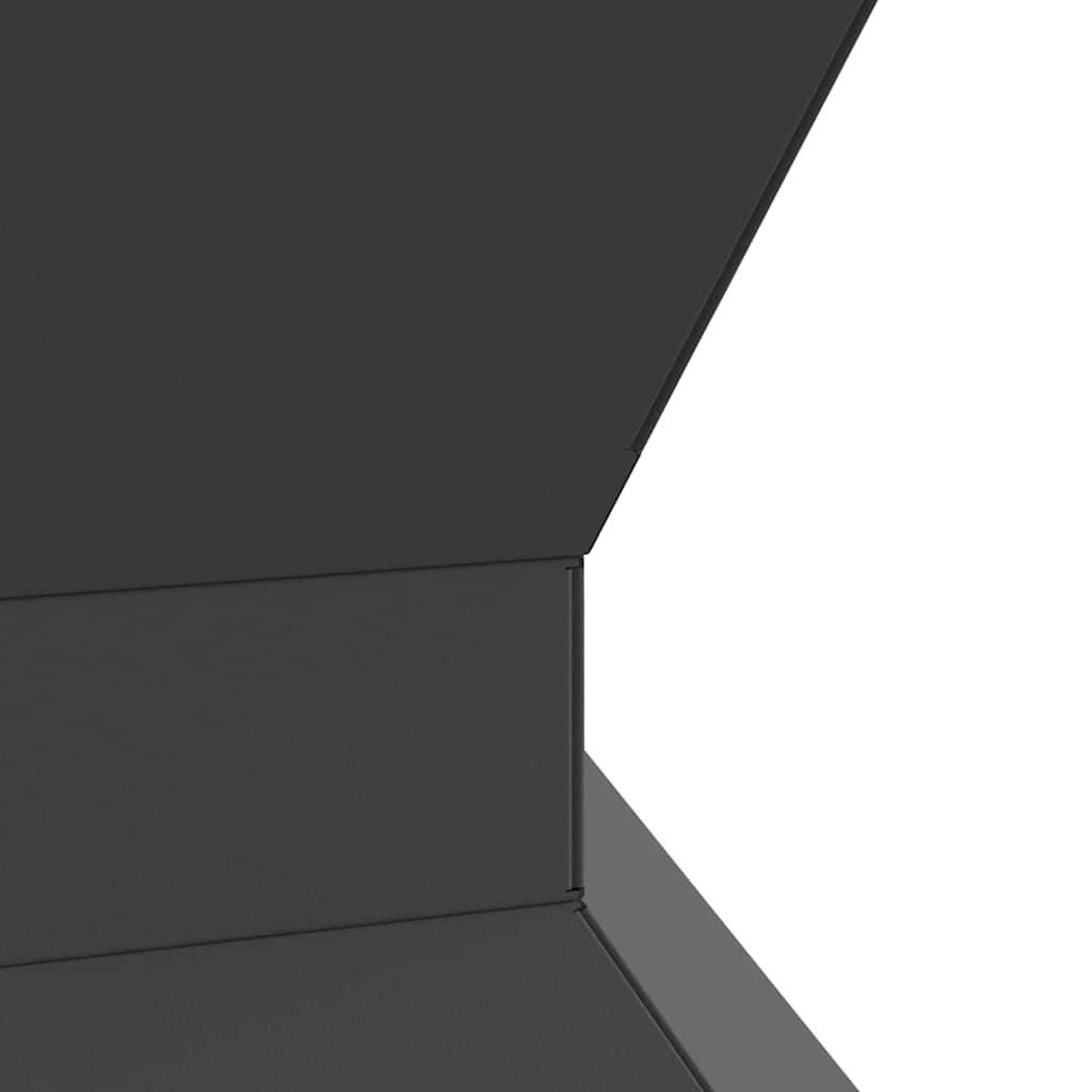 ComfortXL - Brasero hexagonal en acier pour jardin chauffage extérieur Noir 50x40cm – ComfortXL Outdoor Living - Image 7