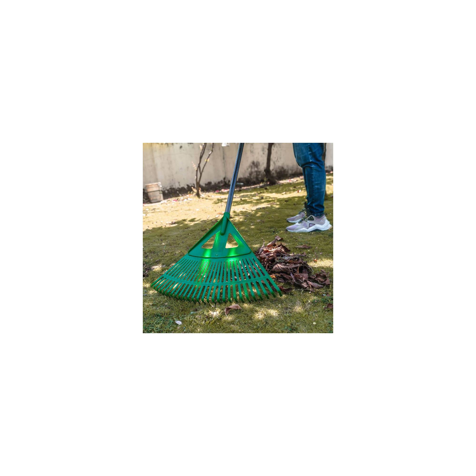 Balai à feuilles de jardin - Suan - Grande taille avec 27 dents - Image 4