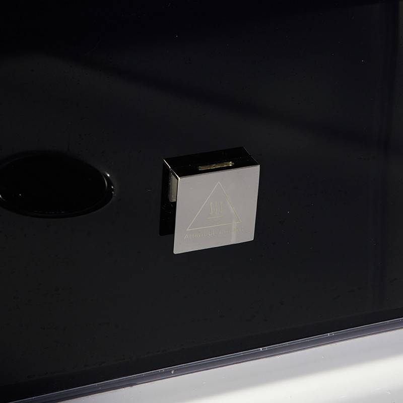 Cabine douche hammam XDUAL 160 BLACK Archipel® - 160x90 cm - Image 7