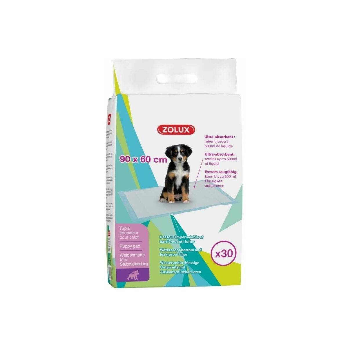 Zolux - Tapis éducateur ultra-absorbant pour chiots 90 x 60 cm - Image 1