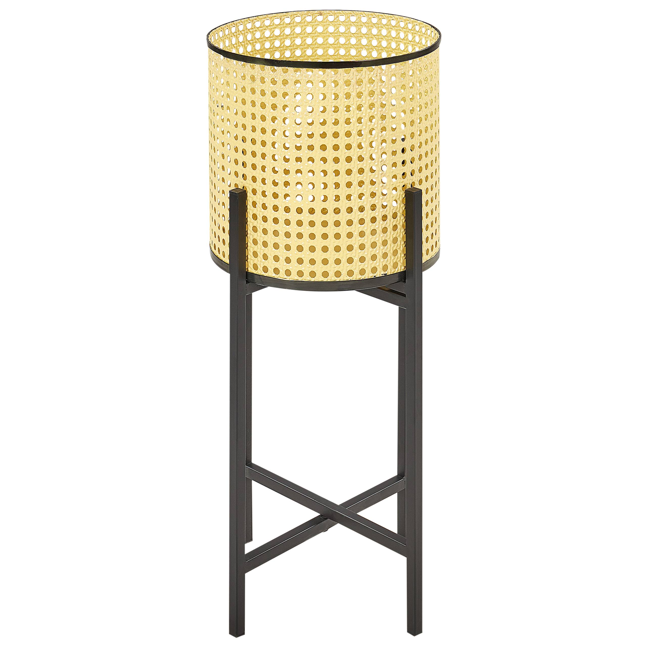 Beliani - Cache-pot d'intérieur Métal Beige FALLOPIA - Beliani - Image 2