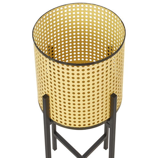 Cache-pot d'intérieur Métal Beige FALLOPIA - Beliani - Image 4
