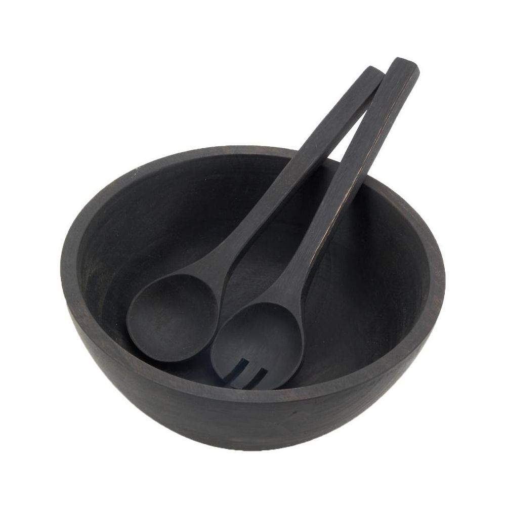 Aubry Gaspard - Saladier en bois d'acacia noir Saladier - Image 3