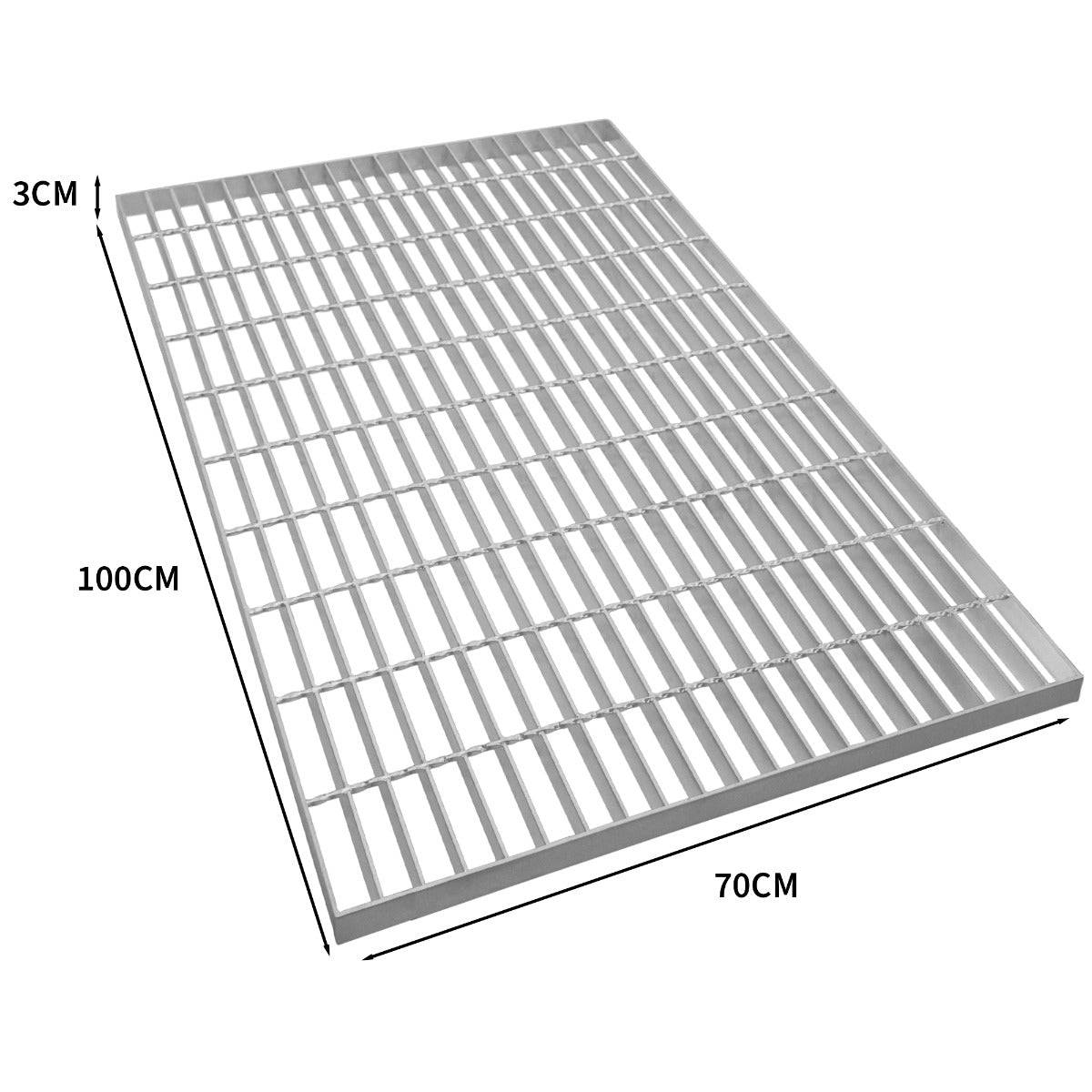 Monstershop - Grille caillebotis en Acier Galvanisé - 1000mm x 700mm - Image 3