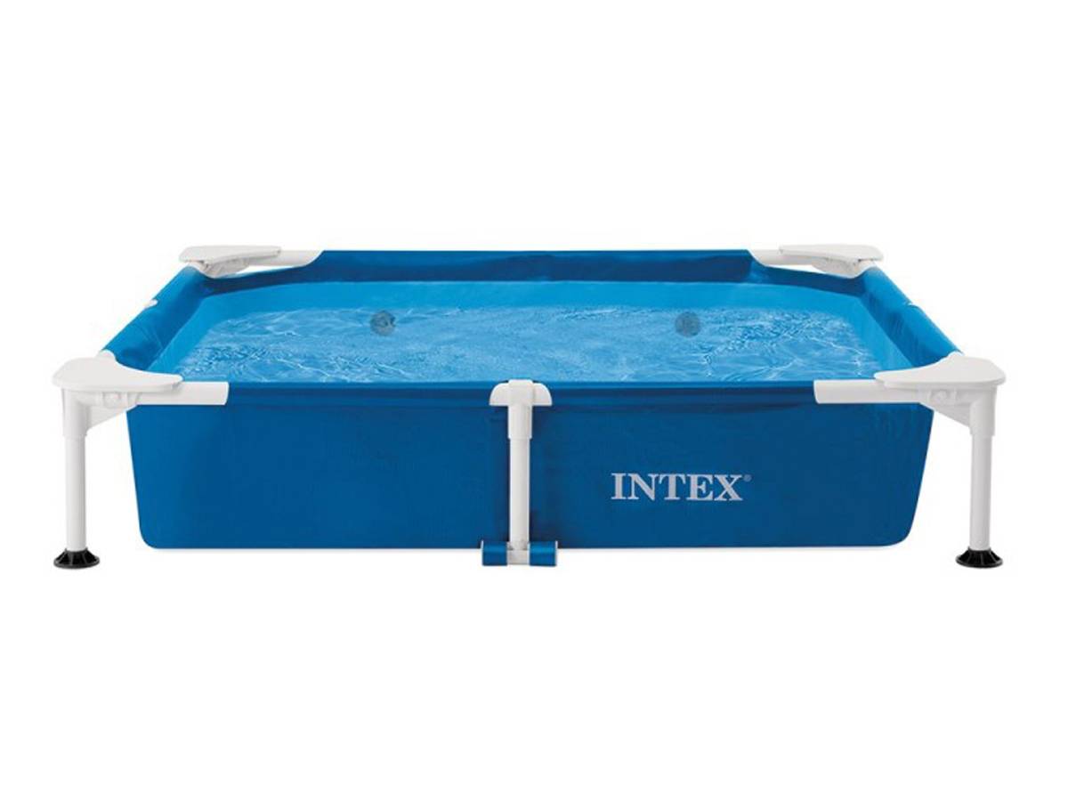 Piscine tubulaire carrée pour animaux - Intex - Image 9