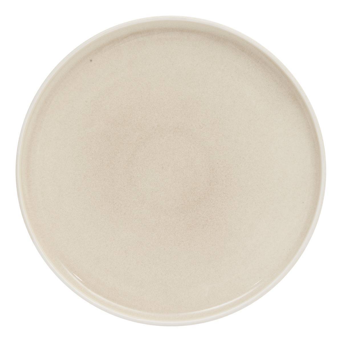 Atmosphera - Lot de 4 assiettes plates Chiara beige - Atmosphera Créateur d'intérieur - Image 2