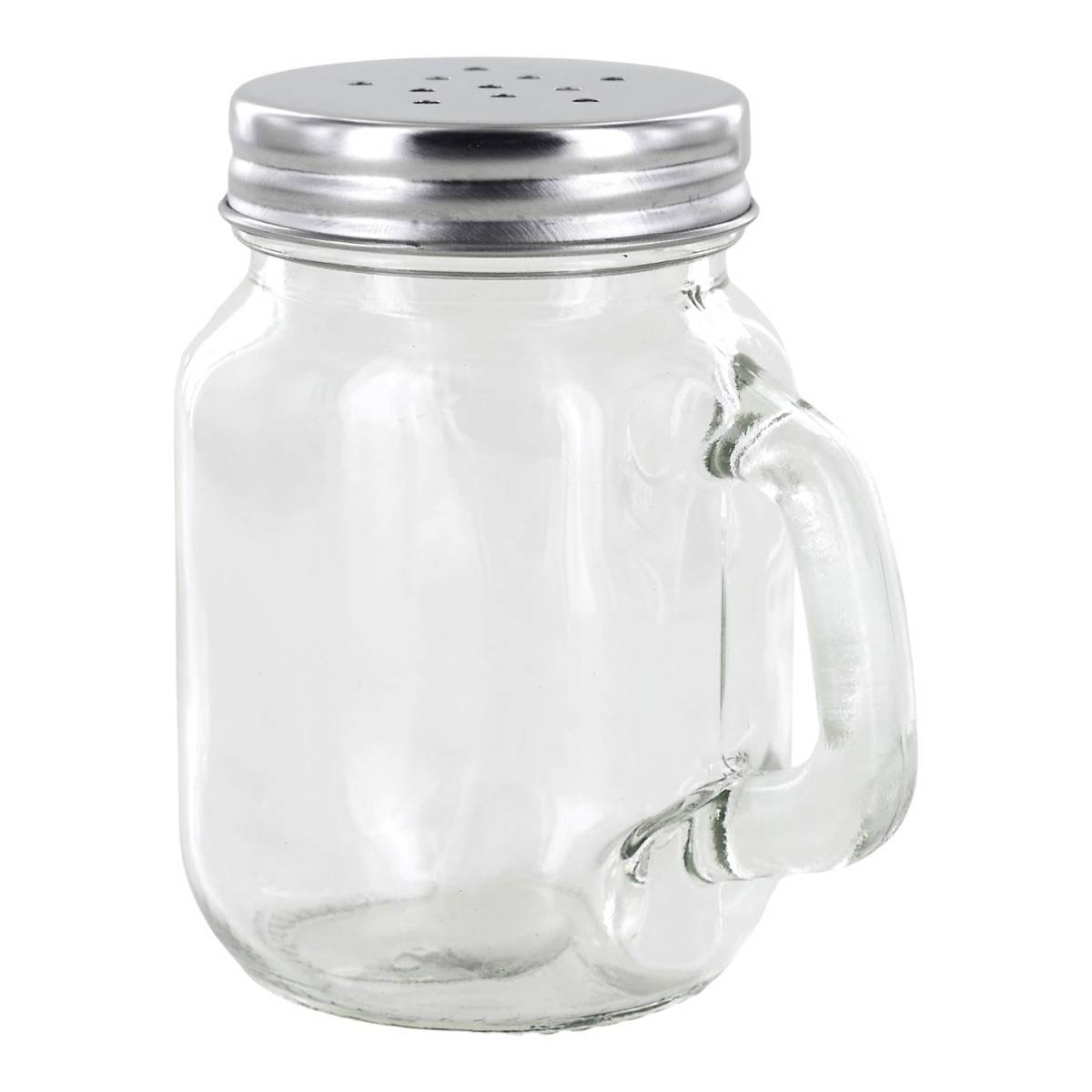 The Home Deco Factory - Salière Poivrière en Verre "Jar" 8cm Transparent - Image 2