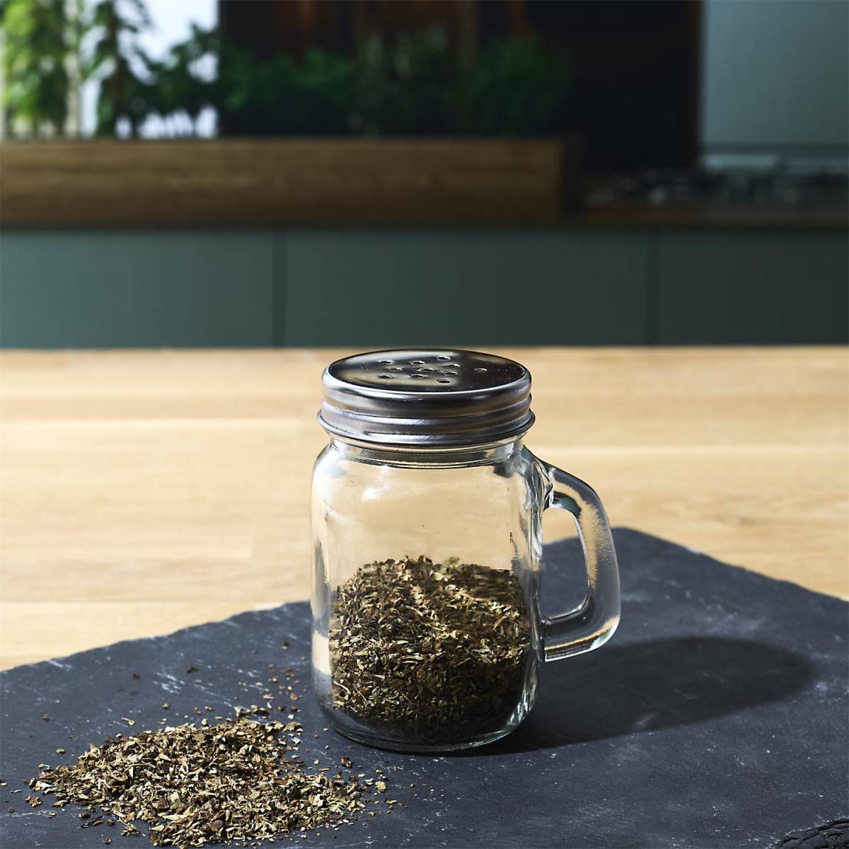 The Home Deco Factory - Salière Poivrière en Verre "Jar" 8cm Transparent - Image 3