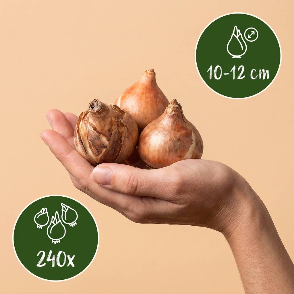 La Green Touch - Narcisse double en mélange - 240 bulbes - Image 3