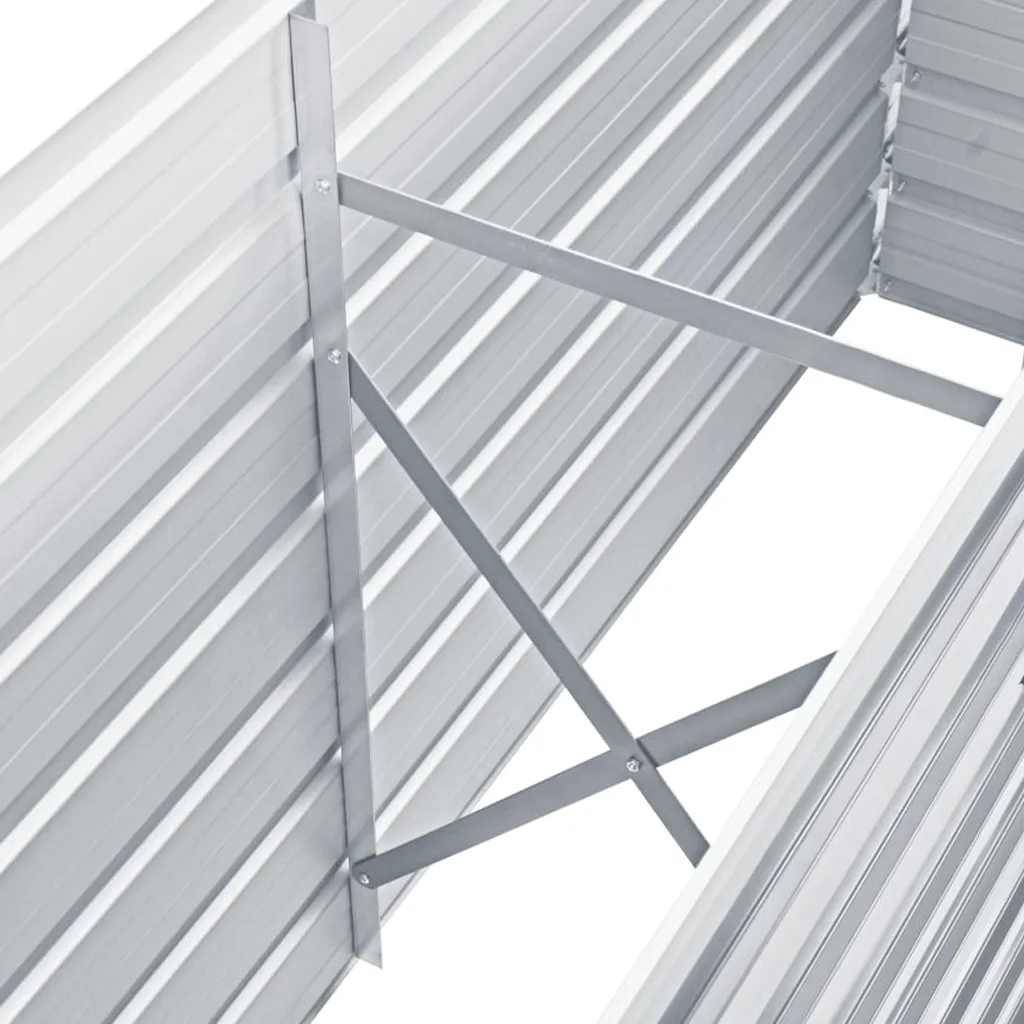 Prolenta Premium - Jardinière acier gris 160 x 40 x 77 cm - Prolenta premium p341.3 - Image 5