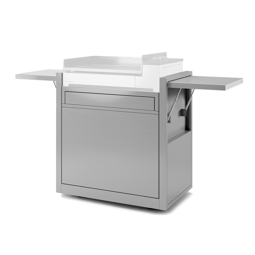Forge Adour - Chariot pour plancha Premium 60 - Inox - Image 1