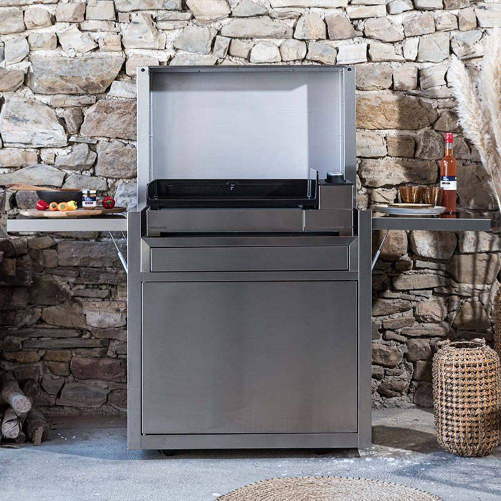 Forge Adour - Chariot pour plancha Premium 60 - Inox - Image 2