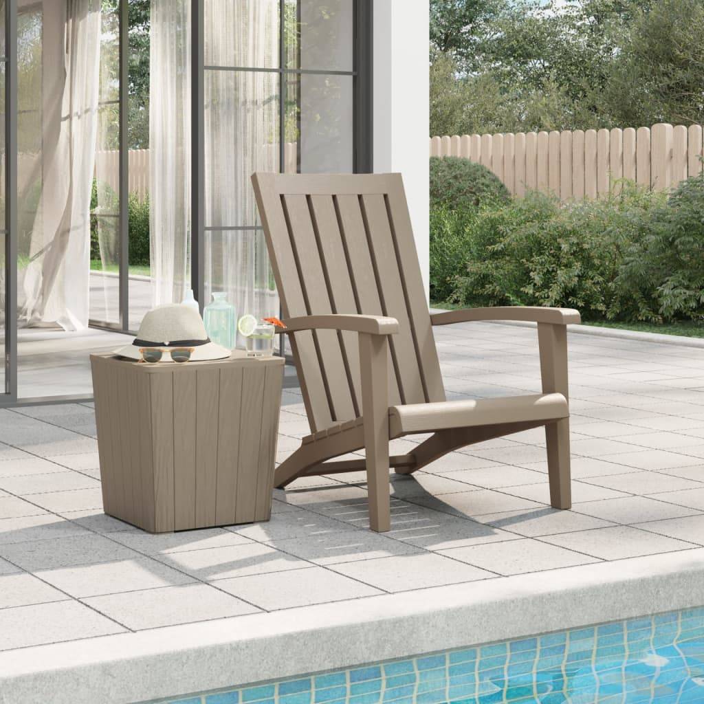 Prolenta Premium - Chaise bois composite Gryllin Naturel 63 X 85 X 93 cm 1-personnes - P87210N - Image 1