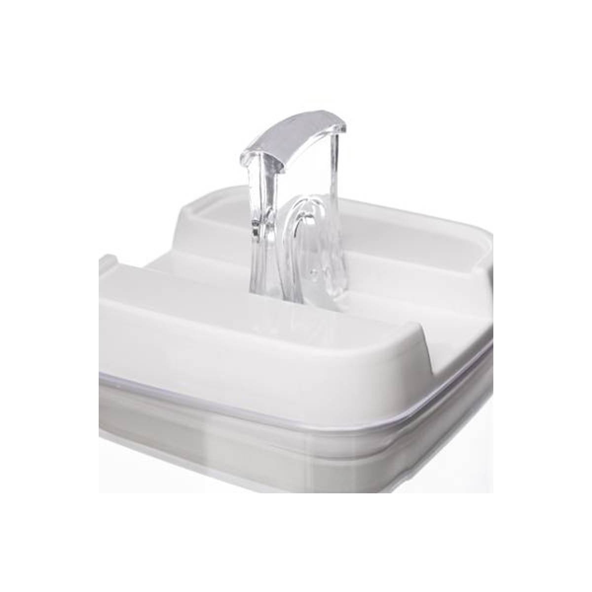 Bocal en Plastique Carré "Oslo" 1,7L Transparent - Image 3