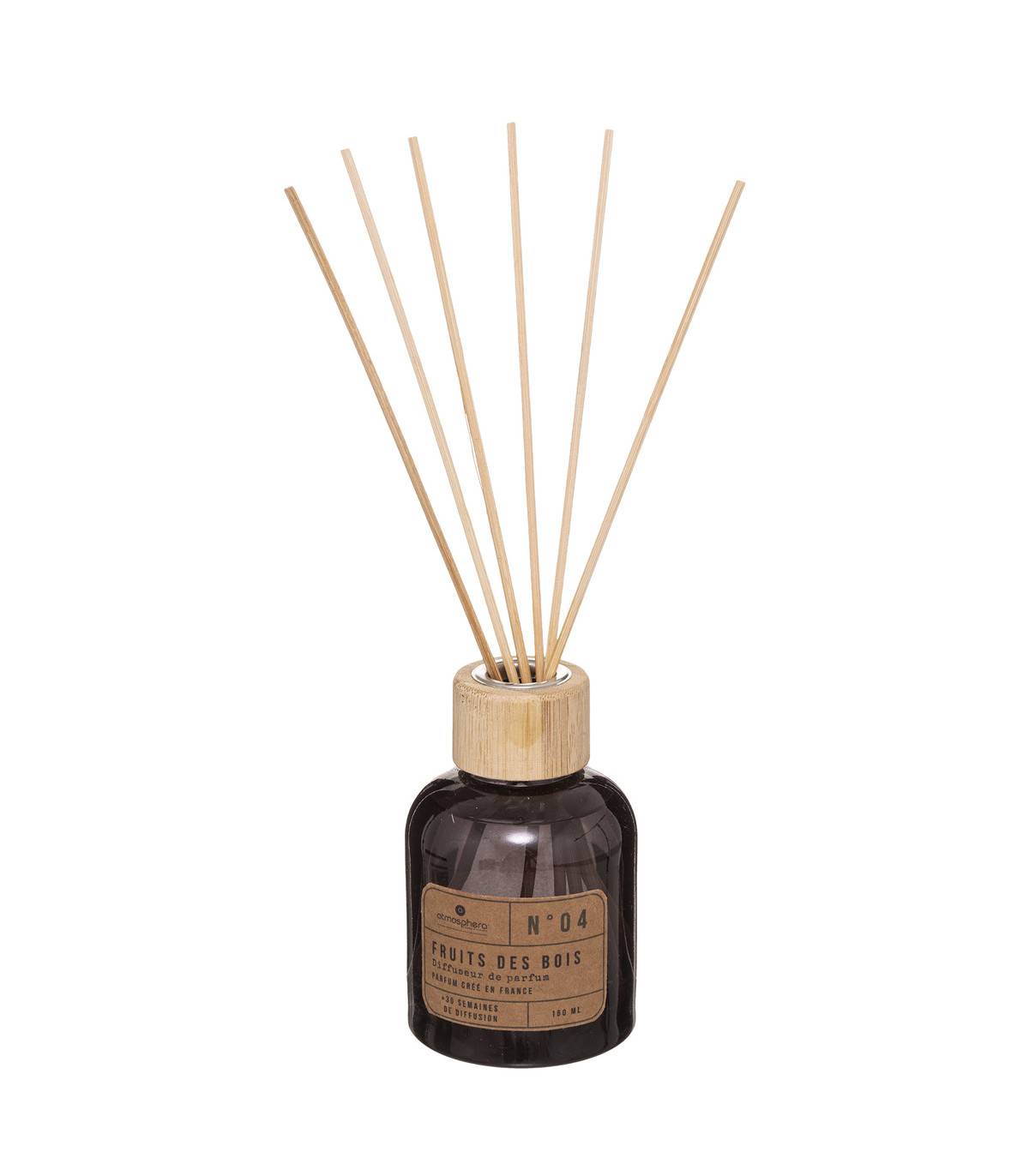 Diffuseur de parfum Fruits des bois 150 ml - 6 bâtonnets - anti-odeurs de la maison - Image 1