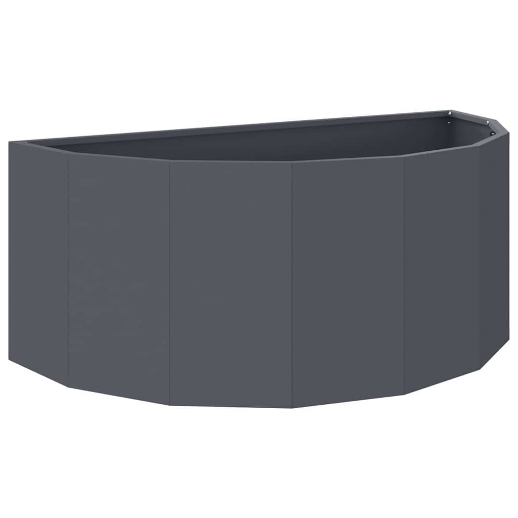 PANGIVO - Jardinière Acier Anthracite 90 x 45 x 35 cm - PANGIVO - Image 2