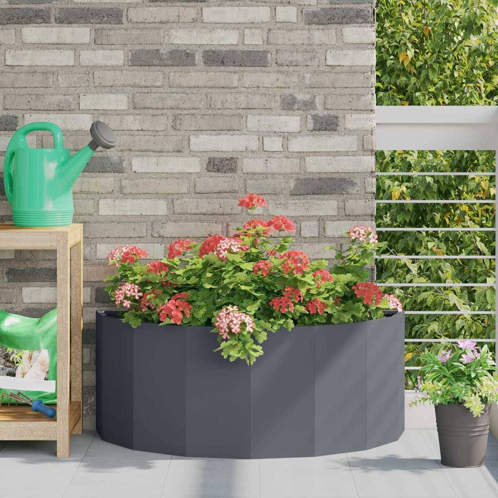 PANGIVO - Jardinière Acier Anthracite 90 x 45 x 35 cm - PANGIVO - Image 1