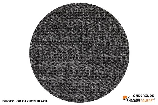 Voile d'ombrage perméable Carré 3,60x3,60 m Shadow Comfort Carbon Black - Image 3