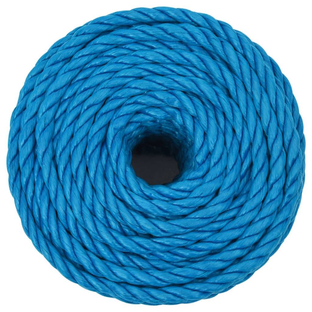Corde de travail Bleu 20 mm 100 m polypropylène Maison Chic - Image 3