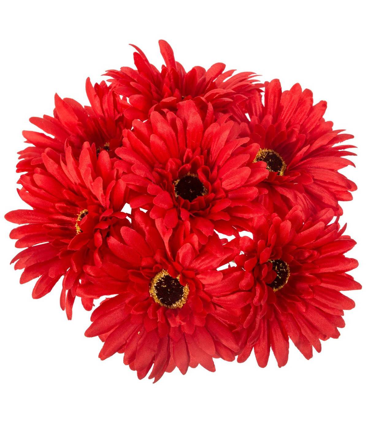 Bouquet de Fleurs artificielles 7 Gerberas D. 17 x H. 26 cm - Image 2